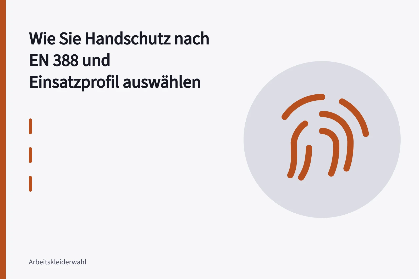 Schutzhandschuh mit EN 388 Piktogramm neben Stahlblech und öligem Maschinenteil
