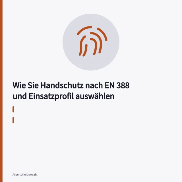 Schutzhandschuh mit EN 388 Piktogramm neben Stahlblech und öligem Maschinenteil. Wie Sie Handschutz nach EN 388 und Einsatzprofil auswählen